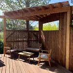 Chalet Insolite En Tonneau, Jacuzzi & Piscine Le Triadou