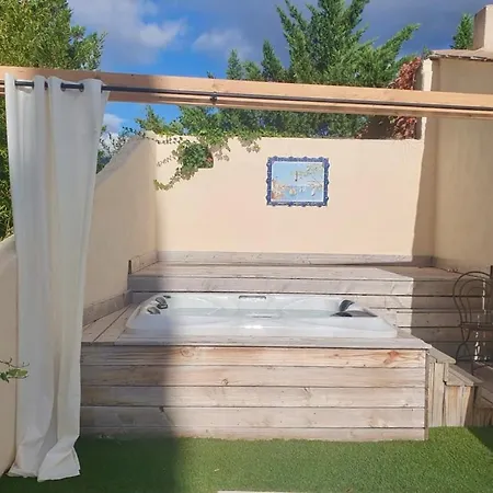 Insolite En Tonneau, Jacuzzi & Piscine