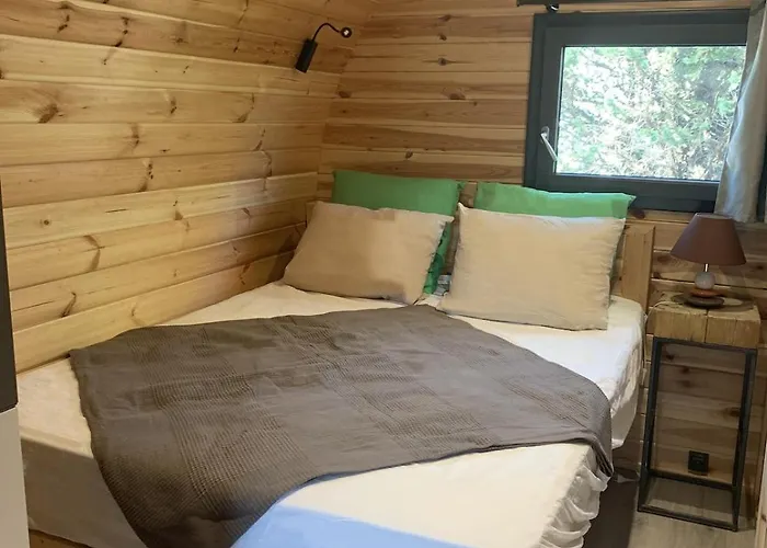 Horská chata Insolite En Tonneau, Jacuzzi & Piscine Le Triadou